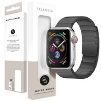 Selencia Bracelet magnétique en acier Apple Watch | 38/40/41/42 mm - Noir
