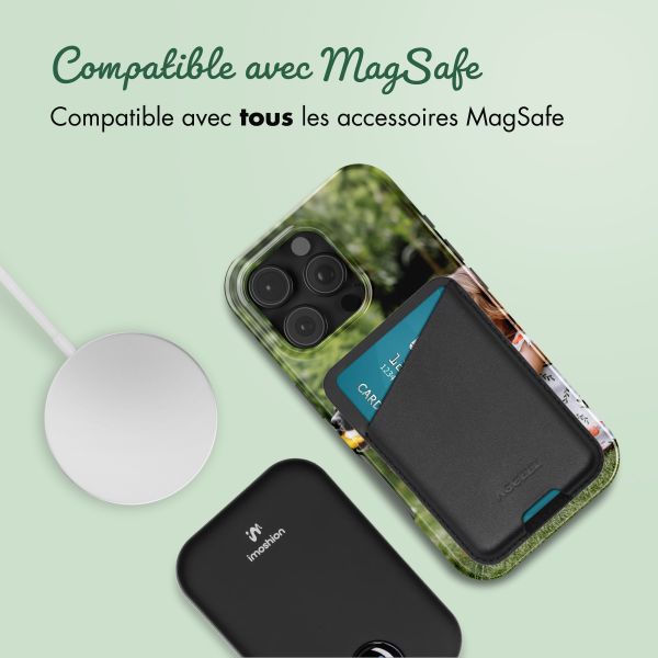 Concevez votre propre coque Tough avec MagSafe Apple iPhone 16 Pro Max - Blanc
