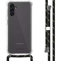 imoshion Coque arrière transparente avec cordon Samsung Galaxy A13 (5G) - Noir & Doré