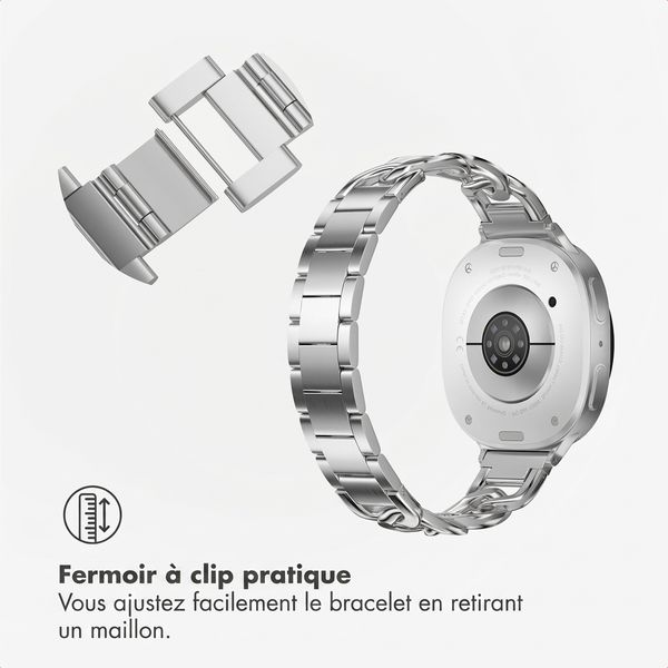 Selencia Bracelet Chain  - Connexion universelle 18 mm - Argent