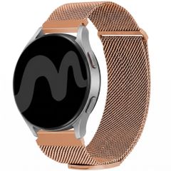 imoshion Bracelet magnétique milanais  - Connexion universelle 20 mm - Taille M - Rose Doré