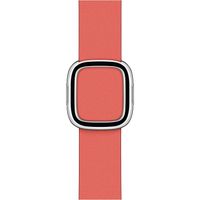 Apple Bracelet Leather Band Modern Buckle Apple Watch | 38/40/41/42 mm - Taille L - Pink Citrus