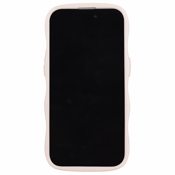 Holdit Coque Wavy Apple iPhone 15 Pro - Light Beige
