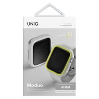 Uniq Coque Moduo avec lunette Apple Watch - 40 / 41 mm - Frost (Lime/White)