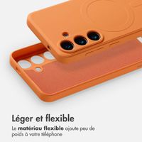 imoshion Coque Couleur avec MagSafe Samsung Galaxy S25 - Orange