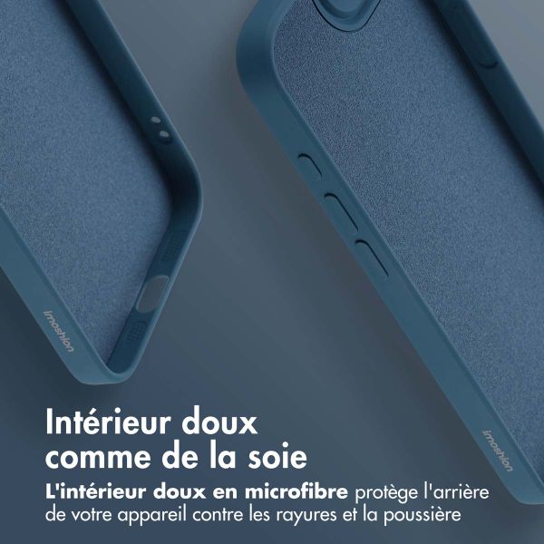 imoshion Coque Couleur avec MagSafe Apple iPhone 17e / 16e - Bleu foncé