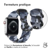 imoshion Bracelet robuste en nylon Apple Watch | 38/40/41/42 mm - Camouflage Grey
