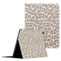 Selencia Coque tablette Sabi avec imprimé léopard Apple iPad Air 11 pouces (2026) M4 / (2025) M3 / (2024) M2 / Air 5 (2022) / Air 4 (2020) - Soft Ivory