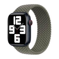 Apple Bracelet Solo tressé Apple Watch | 44/45/46/49 mm - Taille 2 - Olive