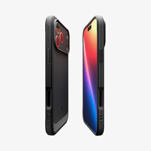 Spigen Coque Rugged Armor MagSafe Apple iPhone 17 Pro Max - Matte Black