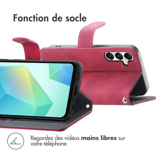 imoshion Etui de télephone portefeuille avec cordon Samsung Galaxy A17 (5G) / (4G) - Rouge