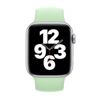 Apple Bracelet Boucle unique en Silicone Apple Watch | 44/45/46/49 mm - Taille 8 - Pistachio