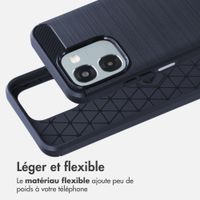 imoshion Coque Brushed Oppo A6 (5G) - Bleu foncé