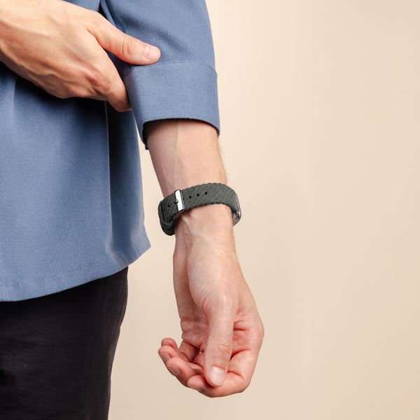 imoshion Bracelet en velours côtelé Apple Watch | 38/40/41/42 mm - Vert
