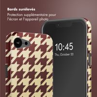Selencia Coque arrière Vivid avec MagSafe Apple iPhone 17e / 16e - Pied-de-Poule
