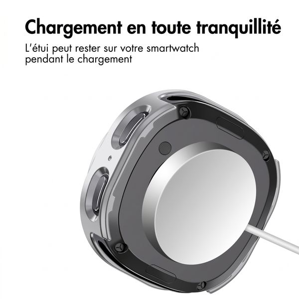 imoshion Coque rigide à couverture complète Samsung Galaxy Watch 8 (44 mm) - Argent