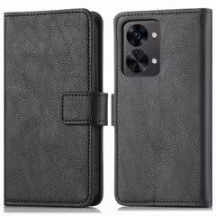 imoshion Étui de télephone portefeuille de luxe OnePlus Nord 2T - Noir