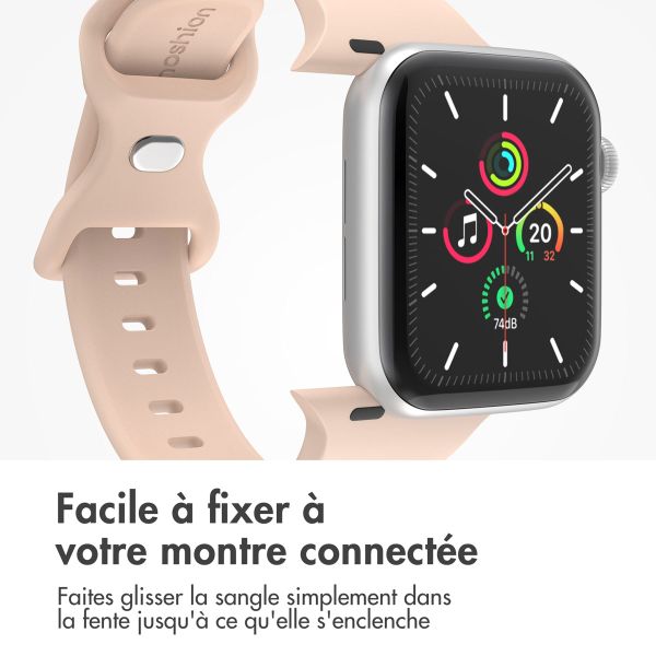 imoshion Bracelet en silicone⁺ Apple Watch | 38/40/41/42 mm - Taille S/M - Sand Pink