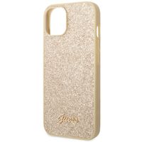 Guess Coque Glitter Flakes Apple iPhone 14 - Doré