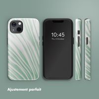 Selencia Coque arrière Vivid avec MagSafe Apple iPhone 13 - Nature Grayed Jade