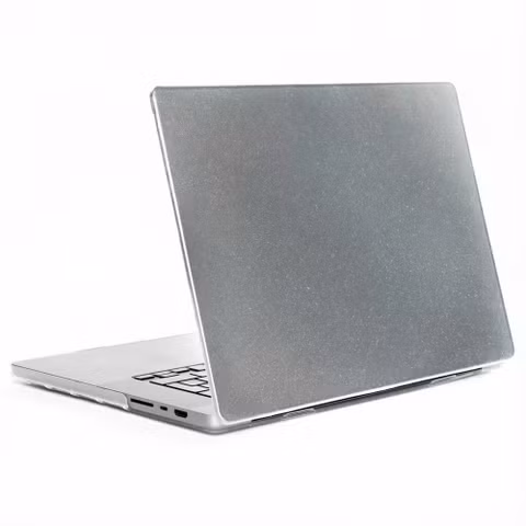 Selencia Coque Paillettes Apple MacBook Air 13 pouces (2022 / 2024 M3 / 2025 M4 / 2026 M5) - Transparent