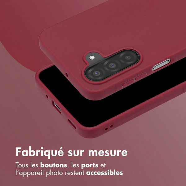 imoshion Coque Couleur Samsung Galaxy A18 (4G) / A17 (4G/5G) - Bordeaux