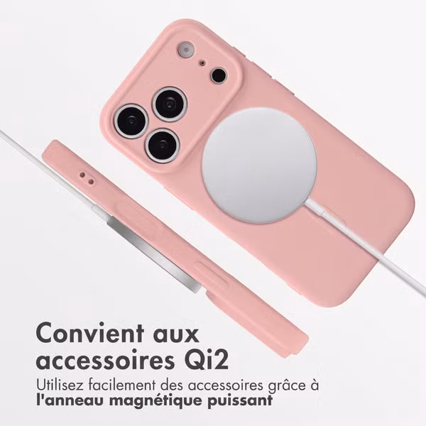 imoshion Coque Couleur avec MagSafe Apple iPhone 18 Pro Max / 17 Pro Max - Rose clair
