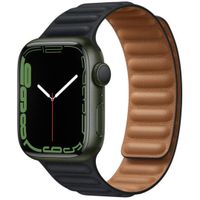 Apple Bracelet Leather Link Apple Watch | 38/40/41/42 mm - Taille S/M - Midnight
