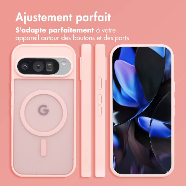 imoshion Coque Color Guard avec MagSafe Google Pixel 9 / 9 Pro / 10 / 10 Pro - Rose clair