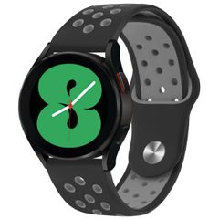 imoshion Bracelet sport en silicone  - Connexion universelle 20 mm - Black / Grey