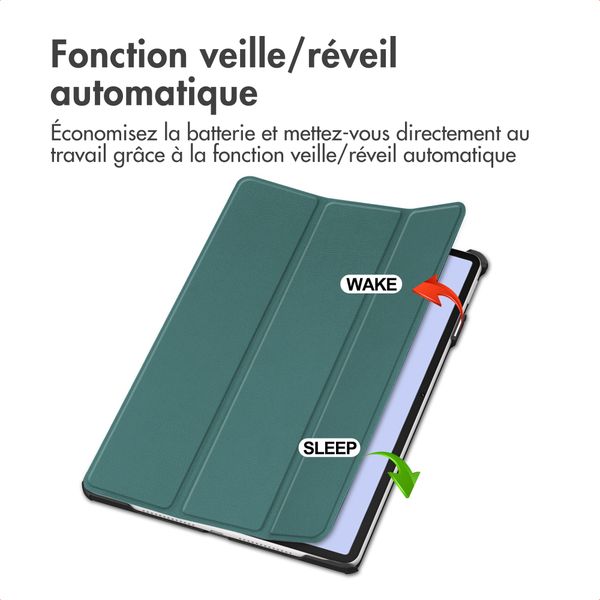 imoshion Coque tablette Trifold Huawei Matepad 11.5s / Huawei Matepad Air 11.5 - Vert foncé
