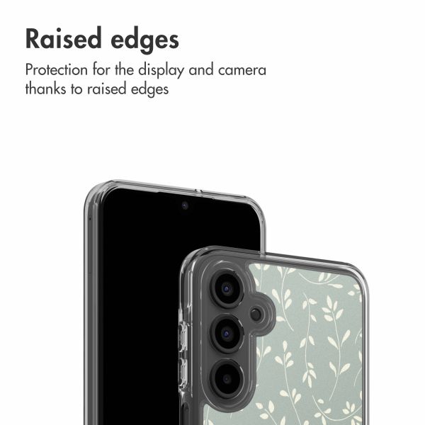 imoshion Coque Design Samsung Galaxy A16 - Smoke Green Flowers