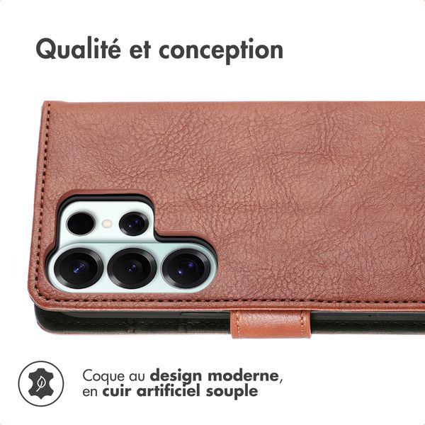 imoshion Étui de télephone portefeuille de luxe Samsung Galaxy S26 Ultra - Marron