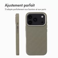 Accezz Coque arrière Mesh avec MagSafe Apple iPhone 17 Pro - Gris foncé