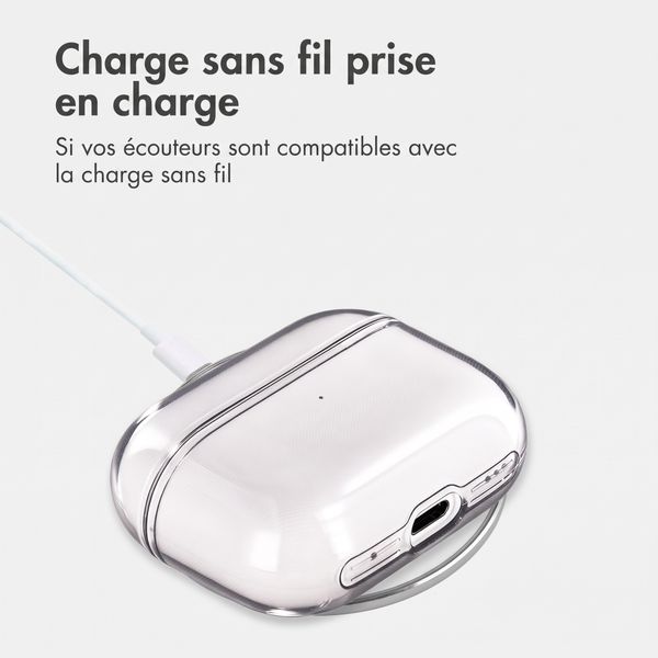 imoshion Coque souple Clear Apple AirPods Pro 2 - Smokey Black