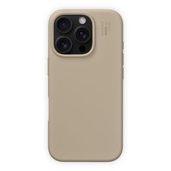 iDeal of Sweden Coque en silicone avec MagSafe Apple iPhone 16 Pro - Beige