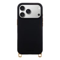 Selencia Coque arrière Rivièra avec MagSafe avec crochets amovibles Apple iPhone 17 Pro - Velvet Black