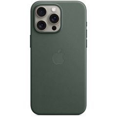 Apple Coque FineWoven MagSafe Apple iPhone 15 Pro Max - Evergreen