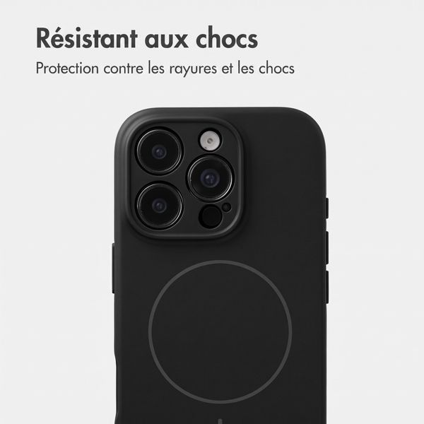 Accezz Coque Grip avec MagSafe Apple iPhone 16 Pro - Noir