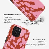 Selencia Coque arrière Vivid avec MagSafe Apple iPhone 15 - Moo’d Blush Pink
