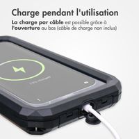 imoshion Support de téléphone premium pour vélo - Résistant aux éclaboussures - Rotation à 360° - Universel - Noir
