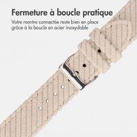 imoshion Bracelet en velours côtelé Apple Watch | 38/40/41/42 mm - Beige