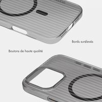 Accezz Coque arrière Lite avec MagSafe | Fluted | Apple iPhone 16 Pro Max - Noir