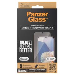 PanzerGlass Film de protection d'écran anti-bactérien Refresh Ultra-Wide Fit avec applicateur Samsung Galaxy A15 (5G)