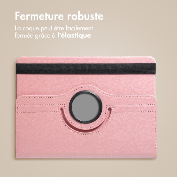 imoshion Coque tablette rotatif à 360° Samsung Galaxy Tab S10 Plus / Tab S9 FE Plus / Tab S9 Plus - Rose