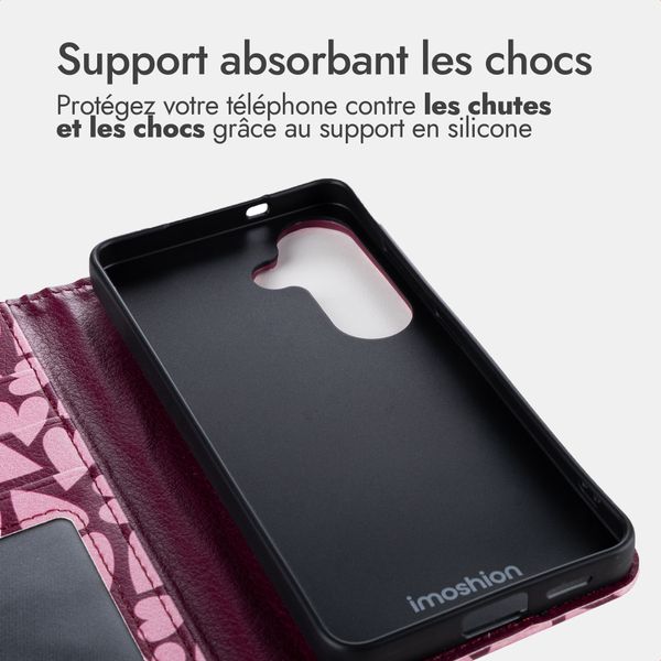 imoshion Étui de télephone portefeuille Design Samsung Galaxy S26 FE - Hearty Blush