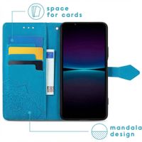 imoshion Etui de télephone Mandala Sony Xperia 1 IV - Turquoise