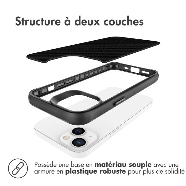 imoshion Rugged Hybrid Carbon Case Apple iPhone 13 - Noir