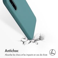 Accezz Coque Liquid Silicone Samsung Galaxy A36 / A56 - Vert
