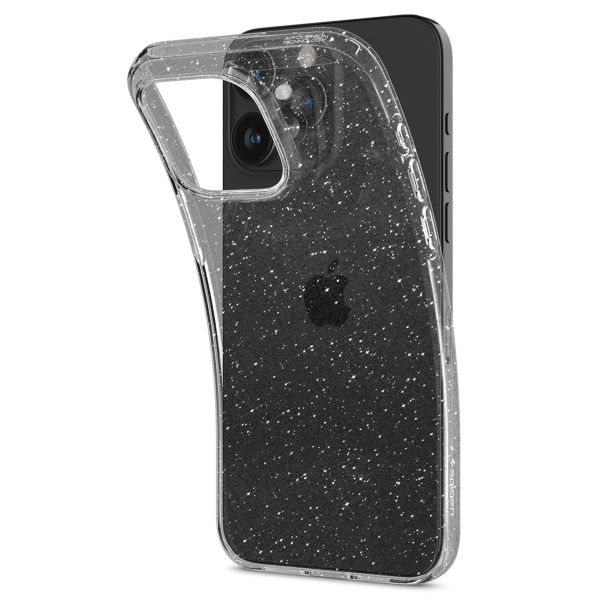 Spigen Coque Liquid Crystal Apple iPhone 15 Pro - Paillettes Transparentes